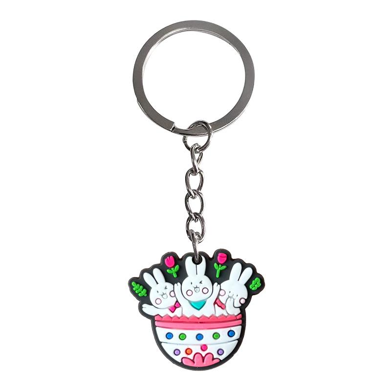 Easter Egg & Rabbit Keychain Pendants - Backpack Charms