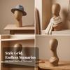 Tabletop Mannequin Head with Shoulders Professional Bust