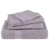 VidaXL Serviettes de bain 4 pcs gris 100x150 cm 360 g/m² 100% coton, serviette, ensemble de serviettes de bain, serviette 136837