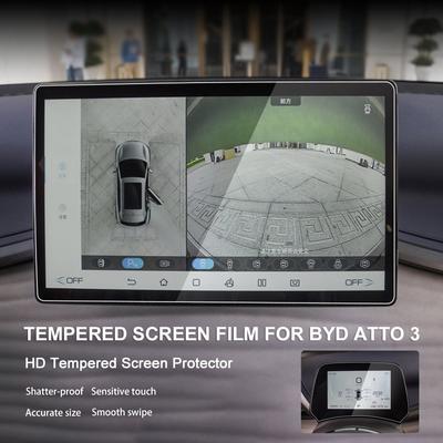 Touch Screen Protector For BYD Atto 3 Yuan Plus Seal Dolphin 2025 2025 2025 Tempered Glass 12.8 15.6 Inch Navigation Protection