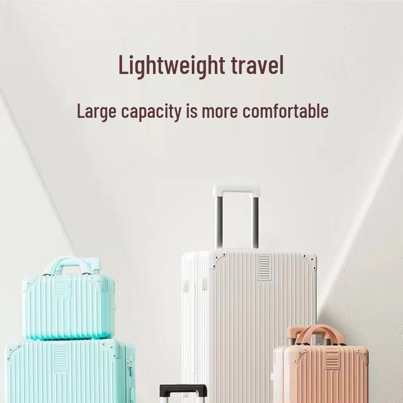 Trendy Large Capacity Retro Suitcase with Universal Wheels, Combination Lock for Men, Women, and Students