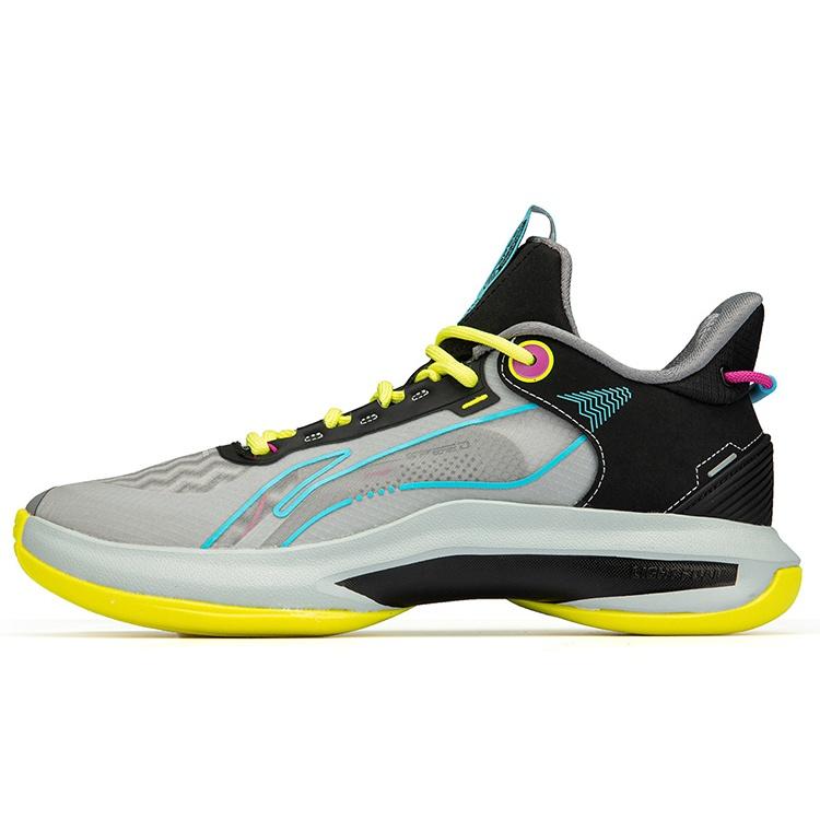 Li-Ning Flashing Mid Grey Yellow Men s ABPR069-6 EU 40⅓