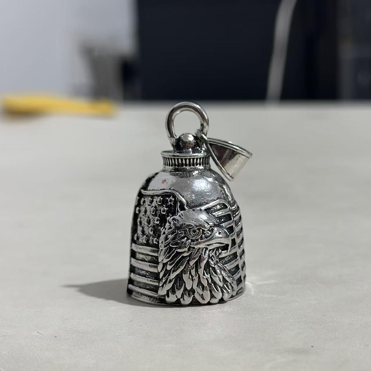 Ретро брелок-ожерелье с подвеской-колокольчиком  Американский орел