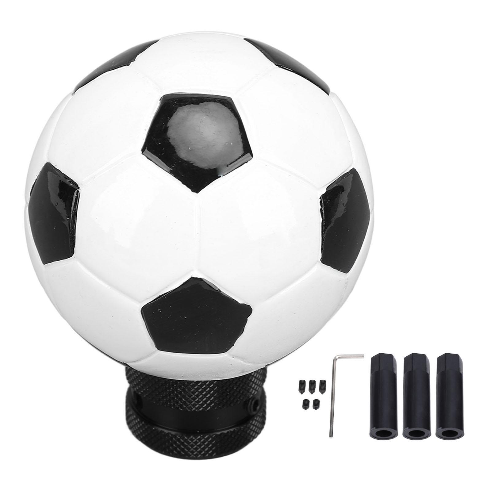 Neoglint Unisex Gear Shift Knob Resin Football Look Gear Shifter Lever Head With Colored Paint For Most Manual Cars