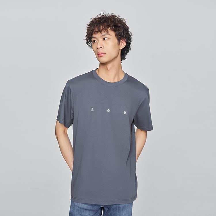 Lee SS25 T Shirt Men's Iron Gray LMT010165207754A07958