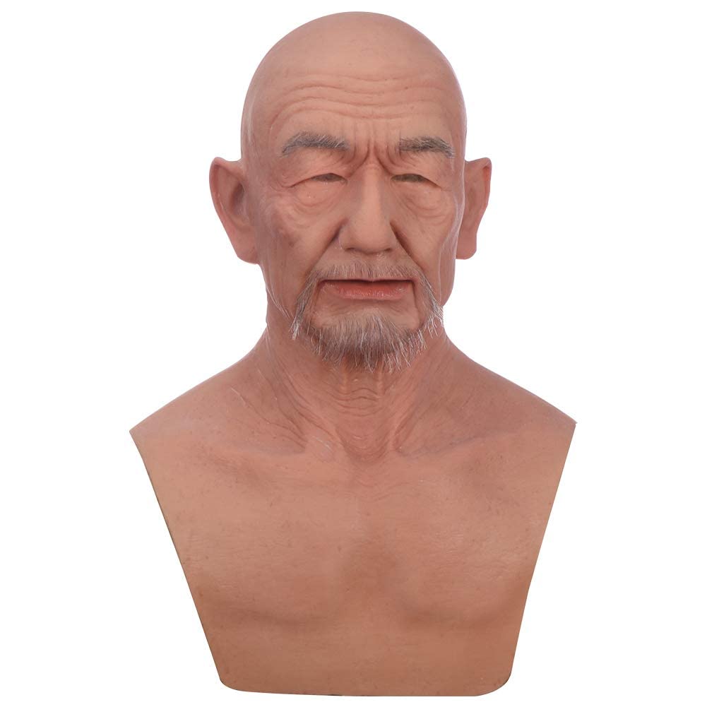 

Silicone Disguise Dance Party Mask Cosplay Costume Prop [EQAIWUJIE] Mask, Accessory, (Skin Tone)