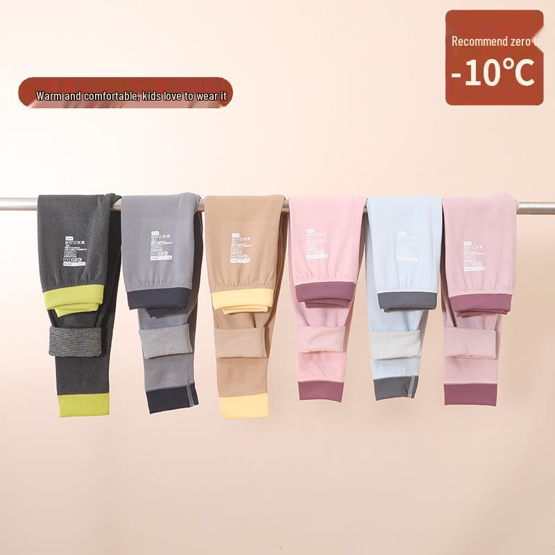 טייץ תרמי משי לילדים - חיוני למדי בית ספר, סתיו וחורף, עבה ומברשת לבנים ובנות גדולים יותר.