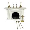 Realistic Fireplaces Miniature Display Shovel Role Play and Display for Dollhouses Enthusiasts, 1/12 Scale Home Scene
