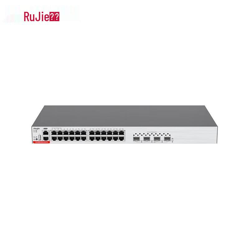 

Ruijie RG-S5300-24GT4XS-P-E 24-Port Gigabit PoE Managed Switch