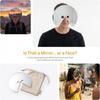 Maschera a specchio con effetto illusorio, accessorio riflettente per scherzi, contenuti per social media e fotografia creativa, maschera leggera.