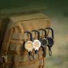 Automatic Retractable Wire Rope Luya Anti-theft Tactical Keychain Telescopic Belt Keyring Outdoor Carabiner Hook Backpack Buckle