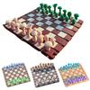 1 juego de ajedrez magnético con setas del bosque y tablero enrollable para niños y adultos, portátil, educativo, de viaje.