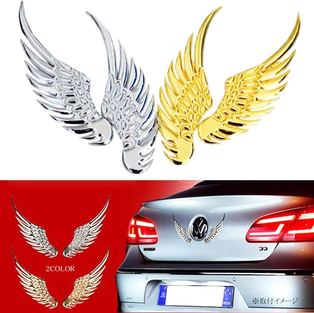 CarOver [Set of 2] General Purpose 3D Wing Sticker for