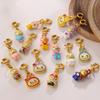 Childlike Rab Cloth Series Drip Oil Color Pendant Sweet Versatile DIY Bracelet Necklace Accessories