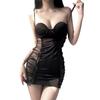 Xianyi Erotic Underwear Women's Transparent Uniform Temptation Steel Tray Small Chest Gathering Pajamas Sexy Perspective Clothes Suit