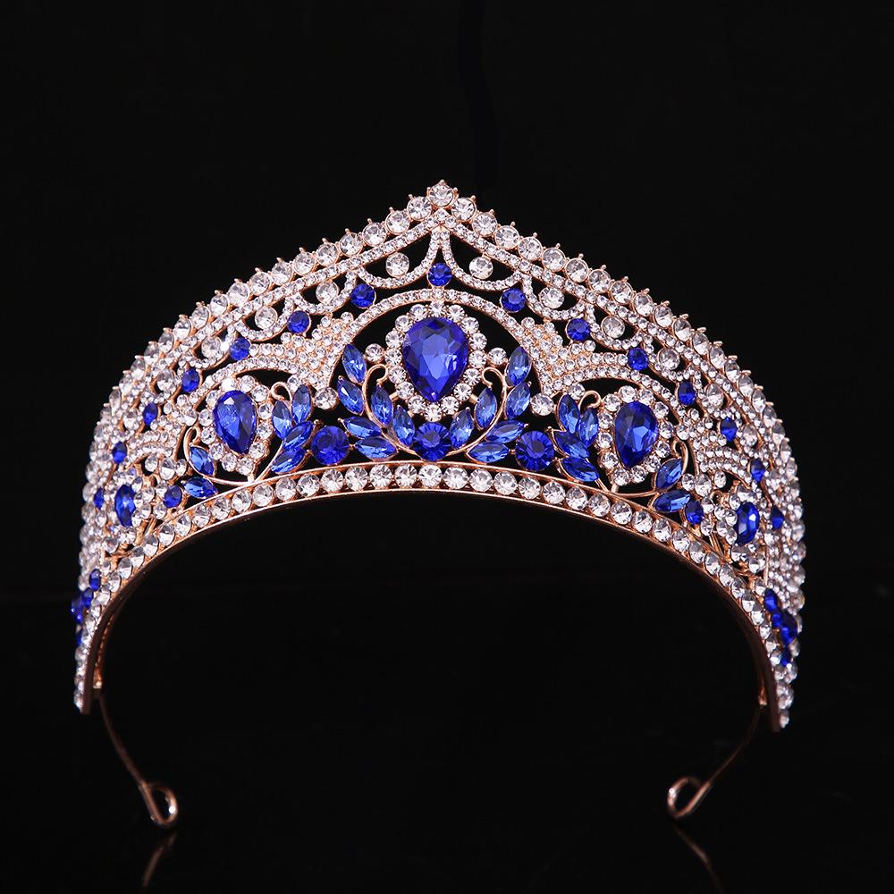 Bride Wedding Tiara Miss World Coronation Tiara Accessories Wedding Dress Temperament Headband Hair Accessories