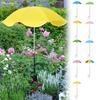 24 Inch Plantenparaplu Tuinplant Zonnescherm Verstelbare Parasol Beschermt Planten tegen Fel Zonlicht voor Buitenplanten Potplanten Tuinbedden