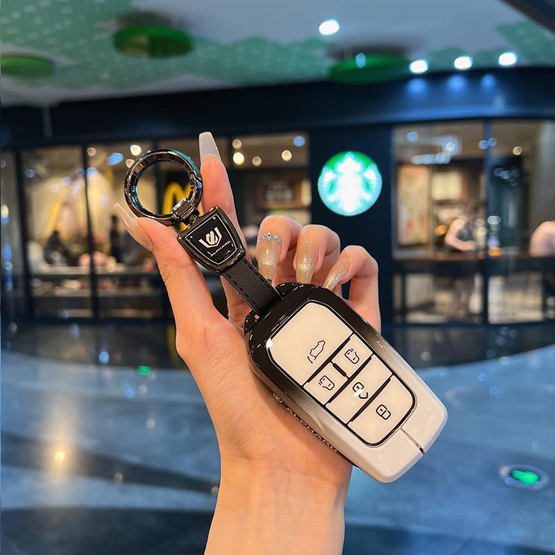 

For Toyota Keycase Sienna Alphard Granvia Crown Vellfire Keycover Keyshell Keychain Premium Car key Shell cars accessories