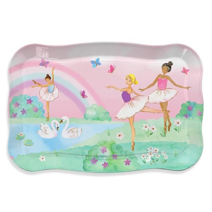 Service à Thé Pour Enfants, Dînette et Son Coffret Jouet, 15 Pièces - Modèle|Safari,|
