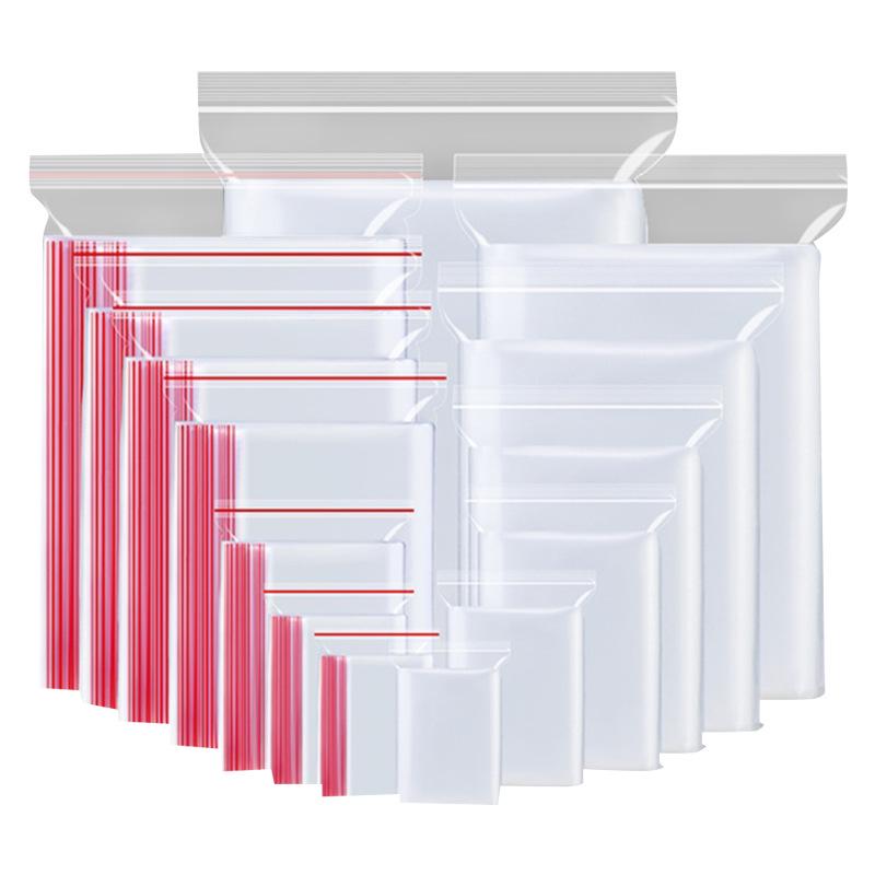 Thickened Transparent Self-Sealing PE Storage Bag for Jewelry