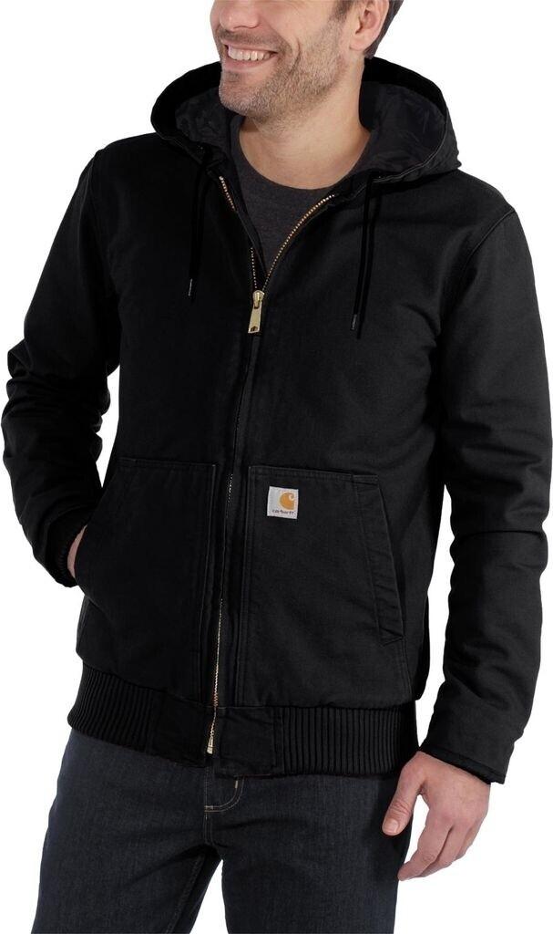 Winter Jacket Carhartt Duck Quilt-Lined Active Jacket Black