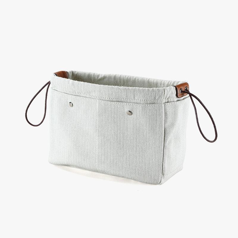 Cotton Bag, Cosmetic Bag, Solid Color, Simple Lady's Handbag, Multi-functional, Large-capacity Inner Liner Storage Bag
