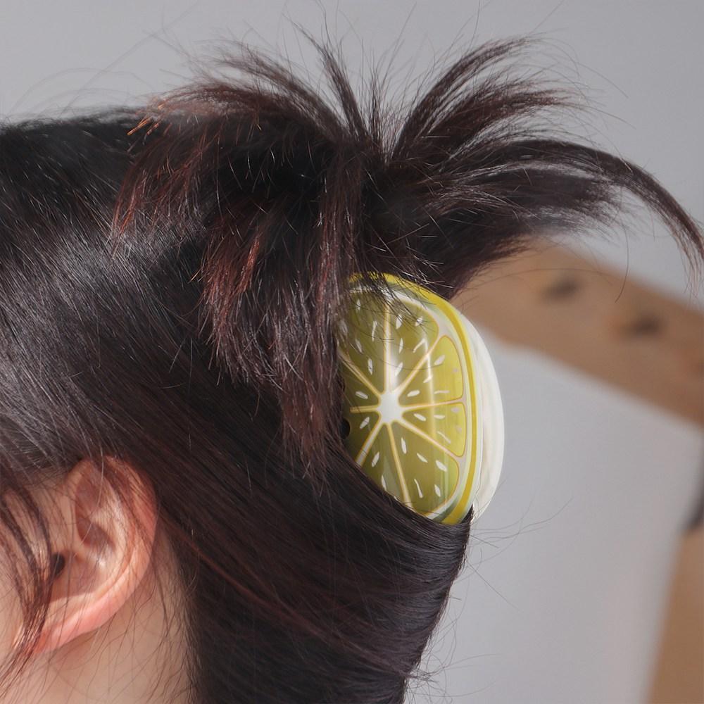 Holder Orange Hairgrips Srawberry Watermelon Fruits Hair Claw Women Shark Clip Korean Hair Clips