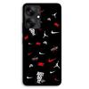 Case For Xiaomi Redmi 13C 5g NIKE JORDAN White Red Black Background Maniacase