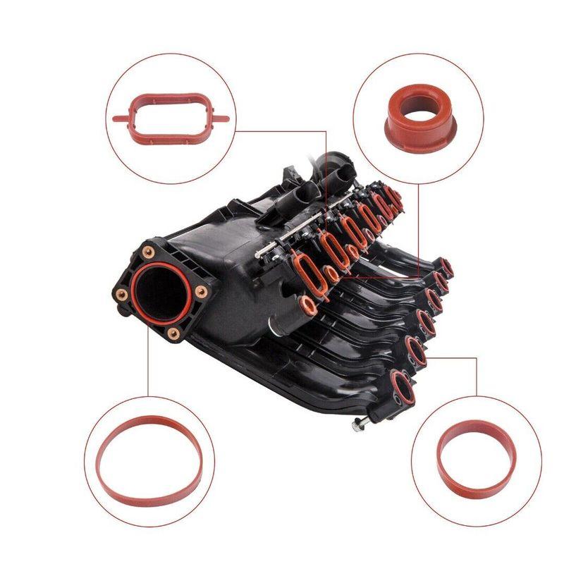 20 Stück Autoteile Zubehör Ansaugkrümmer Dichtungssatz für BMW M47 M57 E46 E53 E60 E63 E65 E87 E90 E91