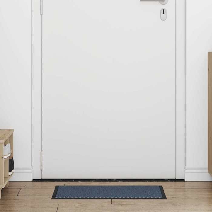 VidaXL Paillasson bleu 40x60 cm, paillasson de bienvenue, paillasson de porte intérieur, paillasson d'entrée, paillasson de 4105568
