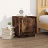 VidaXL Bedside Table Smoked Oak 44x35x45 Cm Engineered Wood 819846