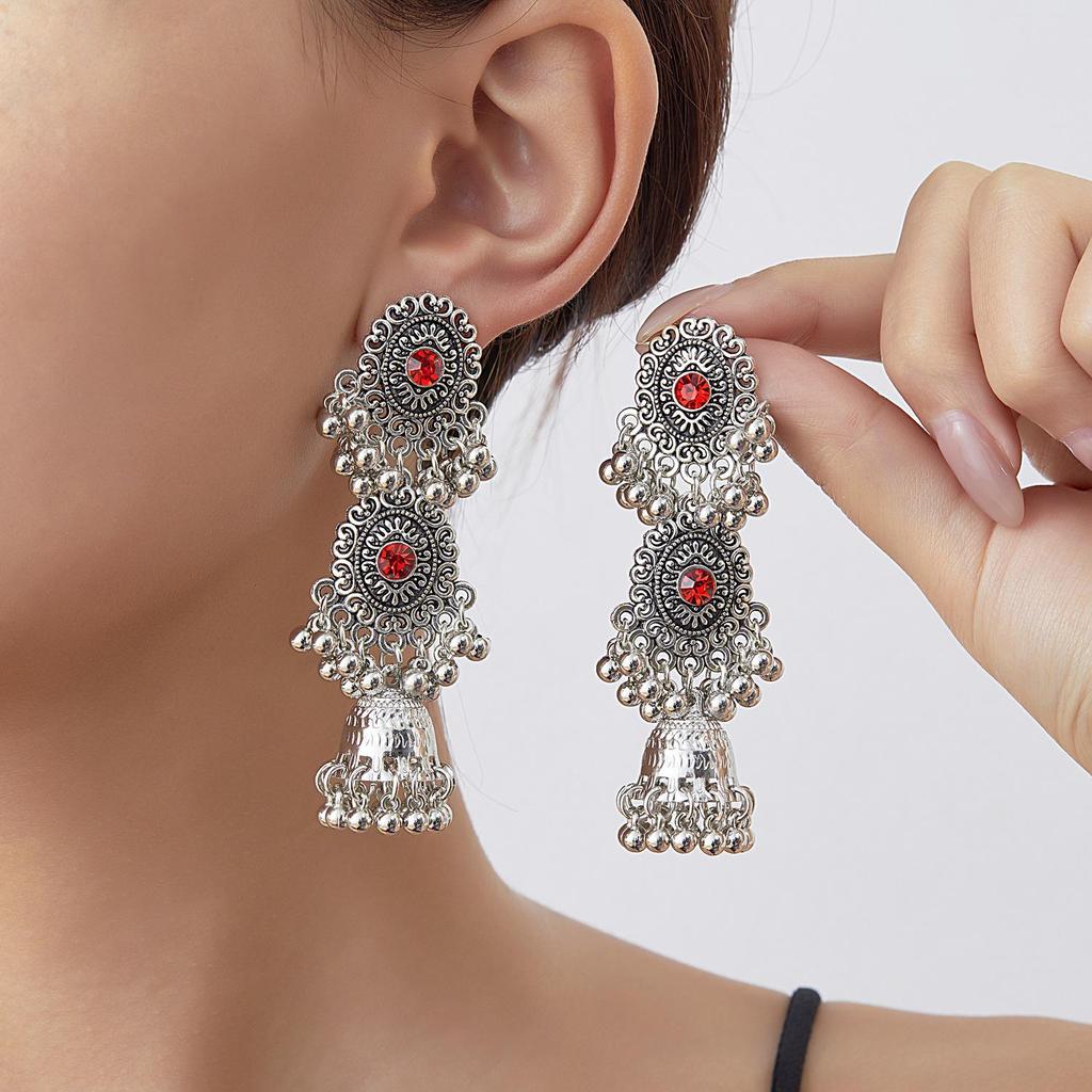Bohemian Ethnic Tassel Earrings: Retro & Luxurious Ear Ornaments for Women