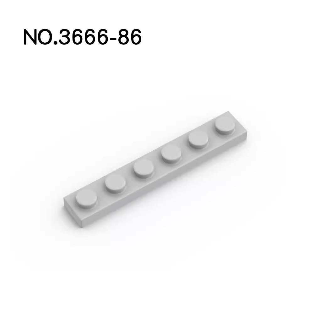 20Pcs MOC Parts 3666 Plate 1 X 6 Compatible Bricks DIY Assmble Building Blocks Particle Kid Puzzle Assmble Toy Gift