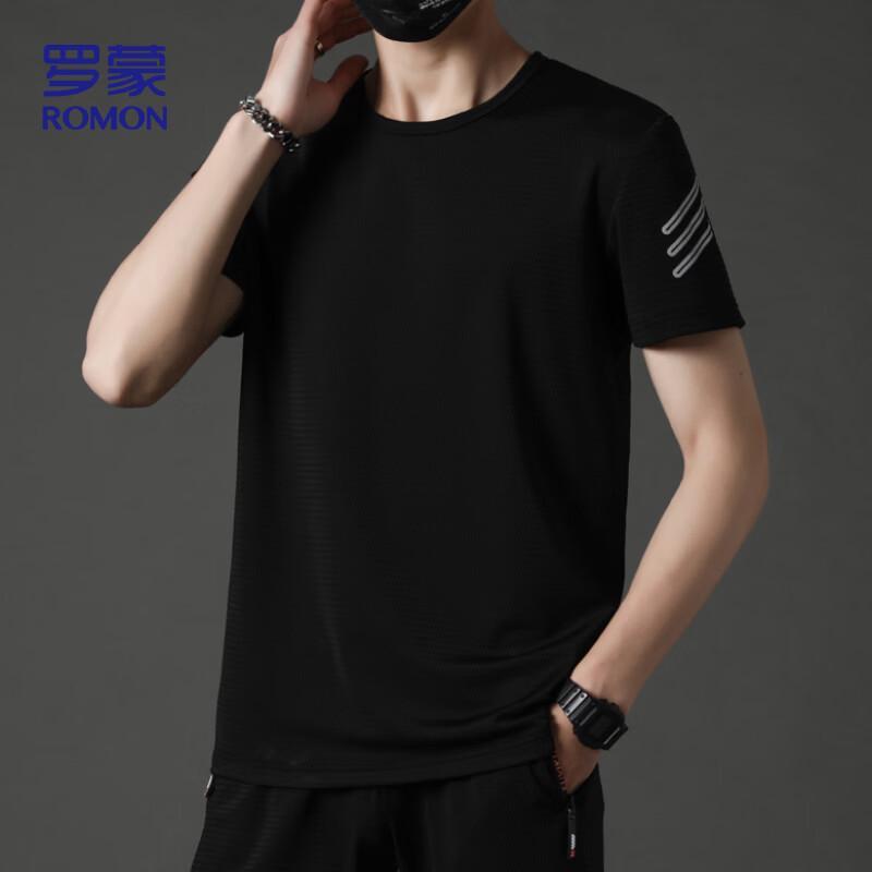 ROMON Men's Ice Silk Quick Dry Sport T-Shirt