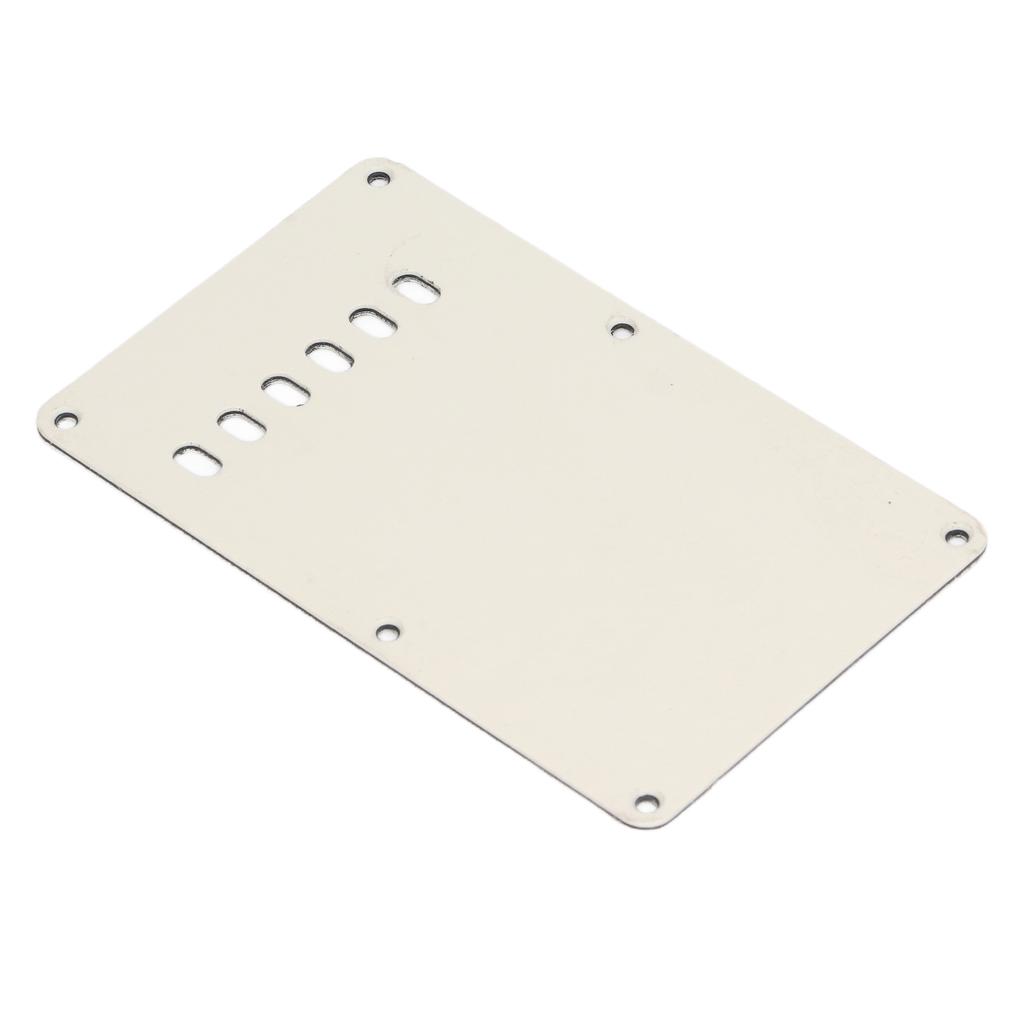 2Pcs Electric Guitar Back Cover Plate 6 Holes Robust Exquisite Looking Guitar Pickguard Backplate
