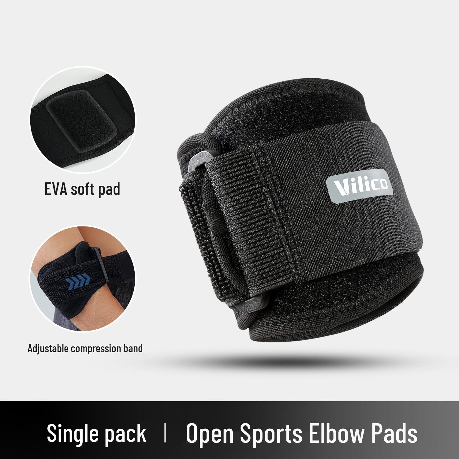 Comfortable Shock-Absorbing Elbow Brace for Outdoor Sports & Fitness One Size
