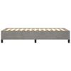 vidaXL Bettgestell ohne Matratze Hellgrau 80x200 cm Samt