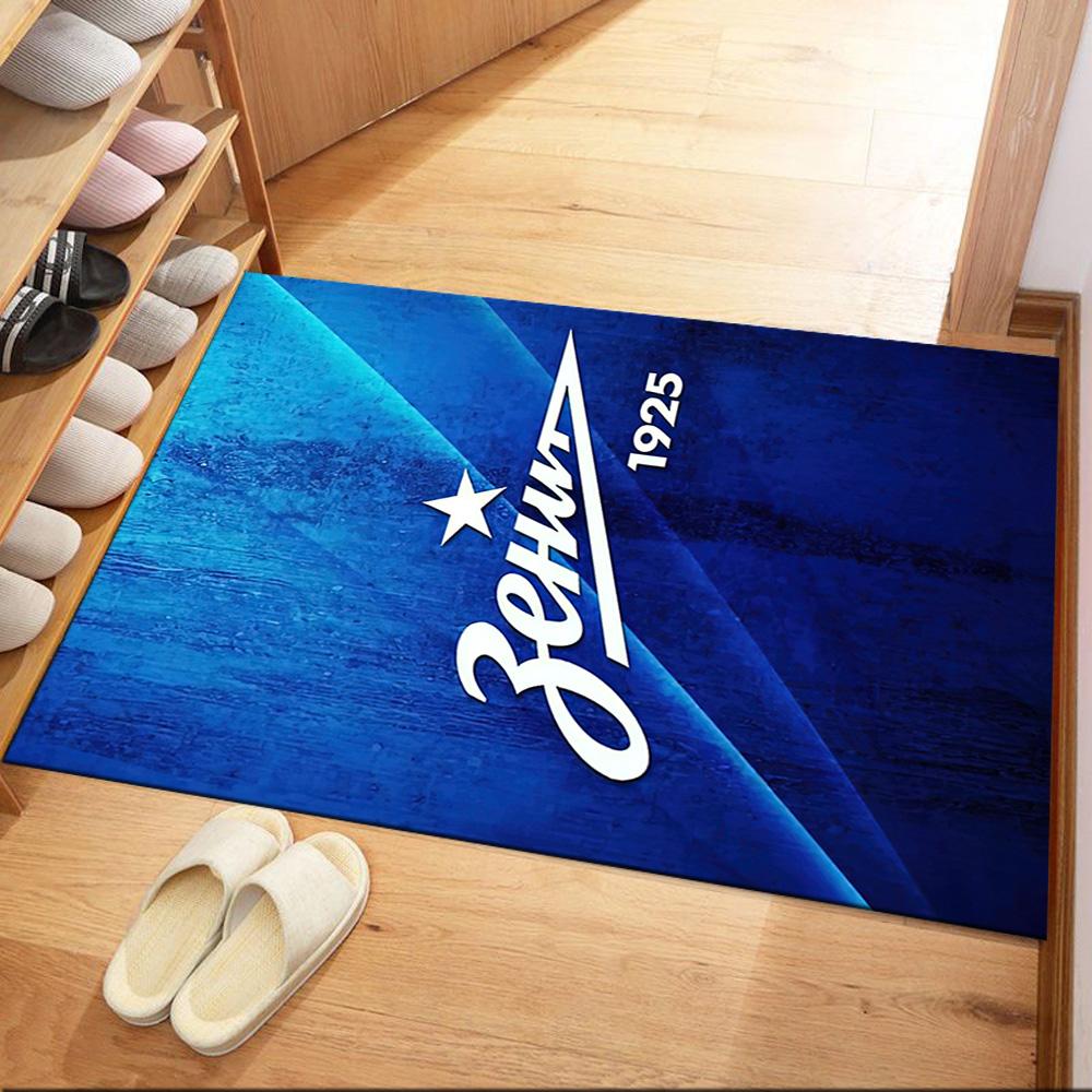 Blue Fc Zenit Saint Petersburg Square Rugs Are a Great Choice for Living Rooms, Bedrooms, Home Décor, and As Gifts.
