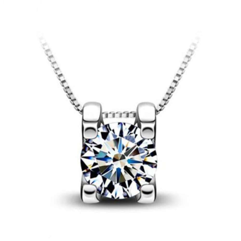 Gemstone 92.5 Silver Elegant Melanda Pendant On (12057319)