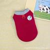 Contrasting Color Fleece Vest Pet Autumn and Winter Dog Clothes Cat Can Be Used To Pull Pets When Going Out
