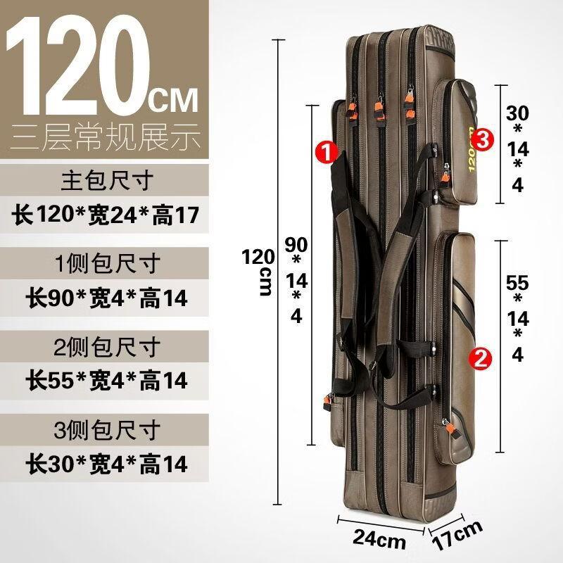 TLXT Large Capacity Portable Fishing Rod Bag