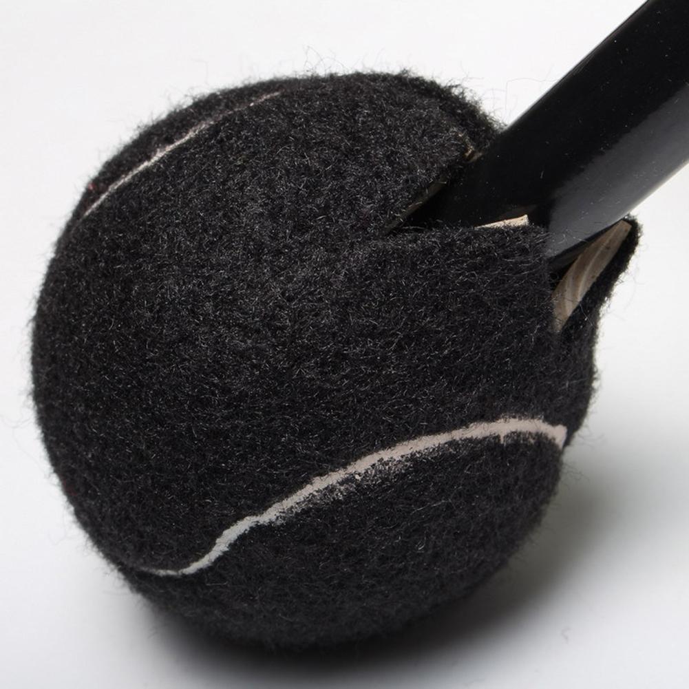 4 stücke Vorgeschnittenen Tennis Ball Gummi Rutschfeste Gleiten Schreibtisch Hocker Für Möbel Beine Und Boden Schutz Zubehör