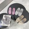 Summer High Quality New Women's Casual Crystal Slippers 2024 Women's Luxury Home Comfortable Slippers