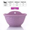 Wall-Mounted Plastic Flower Pot