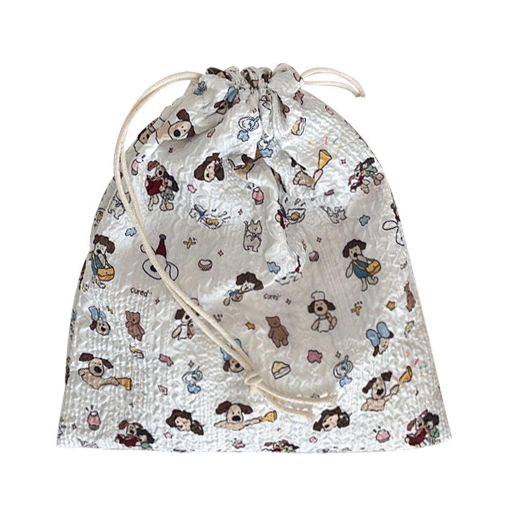 Portable DIY Gift Bag Multifunction Anti Dust Candy Packaging Bag Large Capacity Fabric Storage Bag Coin