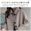 AICA Melton Trench Chesterfield Raglan Melton Solid Size Black Women's Coat, Mid-Length, Style, A-Line, Sleeves, Thick, Warm, Lightweight, Material,