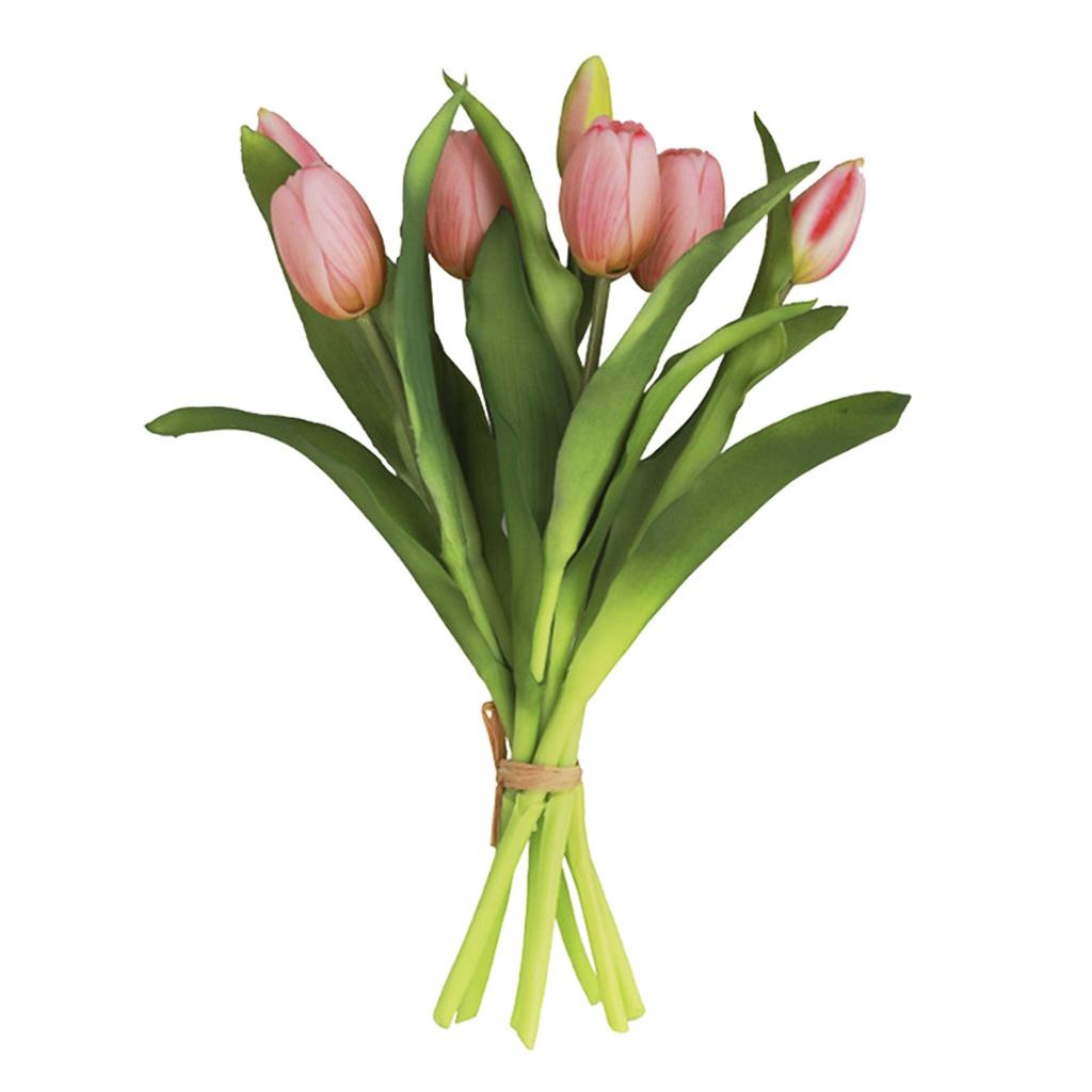 Fake Tulip Bouquet Easy to Maintain and Wipe Clean for Long Lasting Beauty