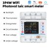 Graffiti WiFi Smart 3-Phase 4P Circuit Breaker with Color Screen and Remote Control (No Leakage Protection)
