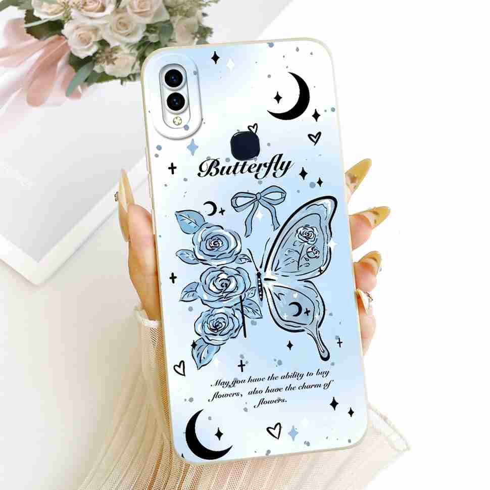 6.3" For Vivo V11i Cover Cute Cat Rabbit Protective Shockproof Case Vivo V11i V 11i 1806 VivoV11i Soft Silicone Phone Casing