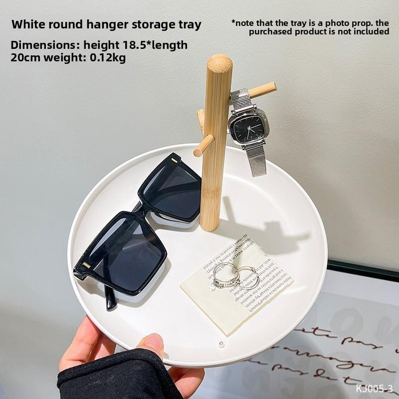 

Минималистичная прихожая, настольная подставка для ключей и украшений, журнальный столик для гостиной, полка для хранения мелочей 1PC белый